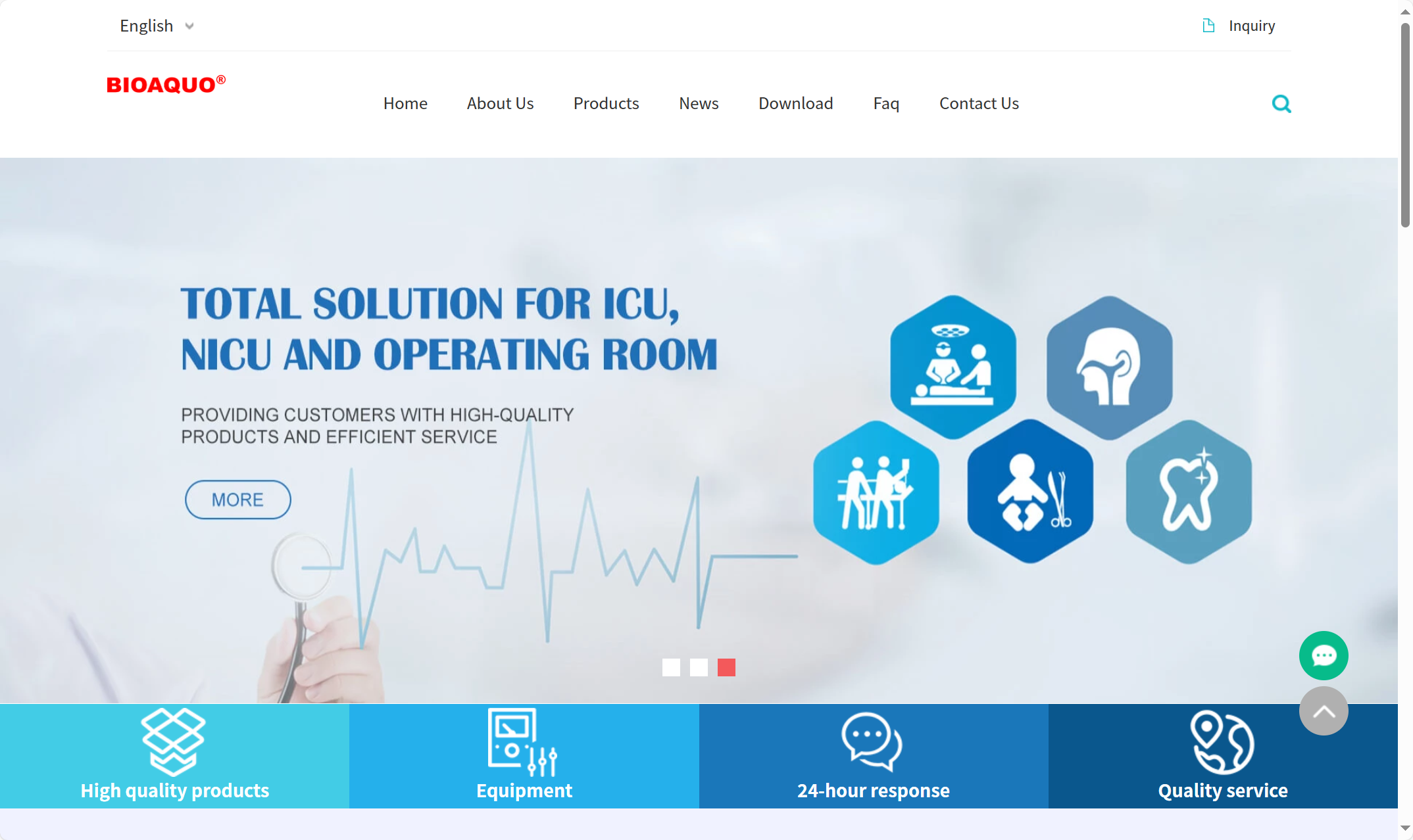 医疗设备外贸企业网站